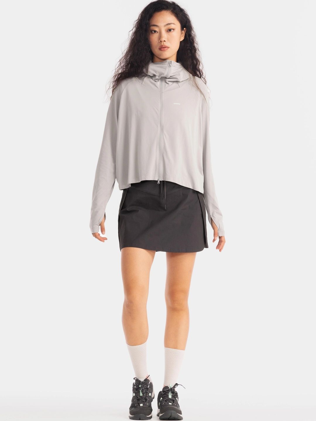 Decathlon Women Cotton Blend Mini Skorts Skirt-image-13