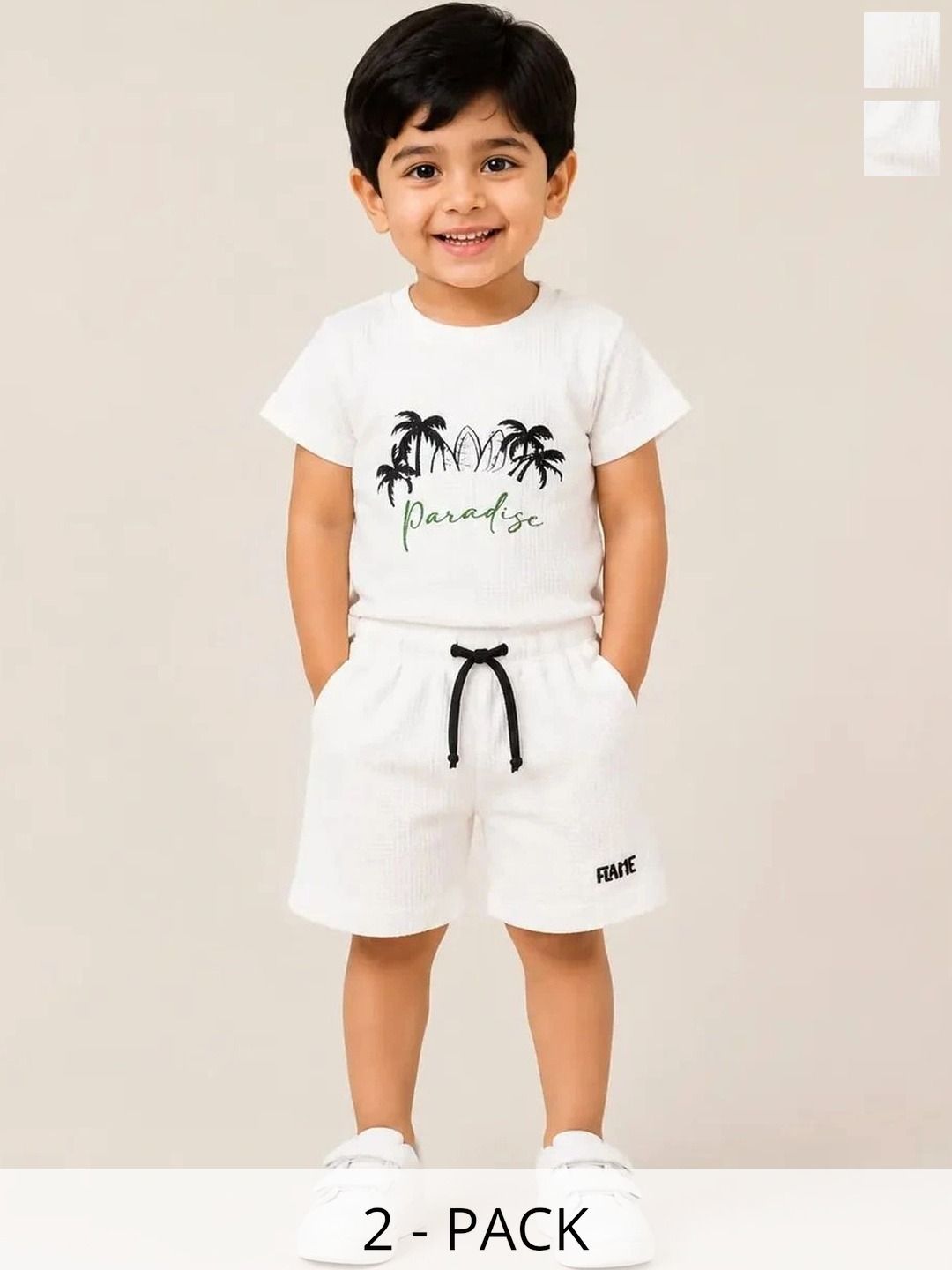 Bloomup Boys Printed T-shirt with Shorts-picture-32