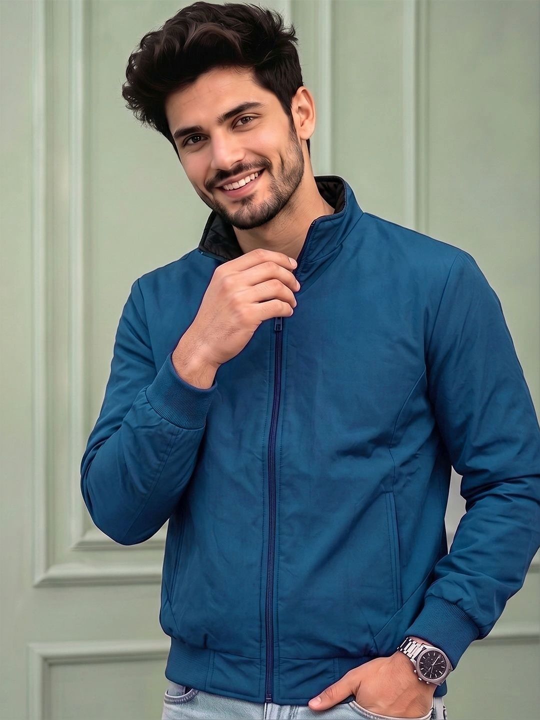 Moda Rapido Men Lightweight Bomber Jacket-picture-14