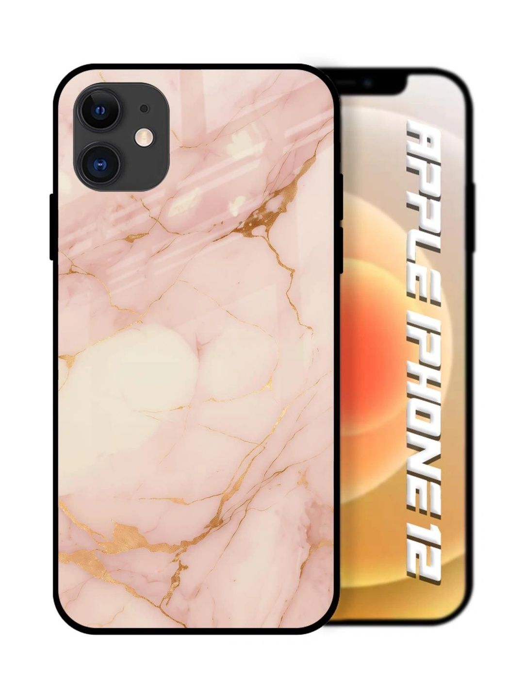 QRIOH Abstract Printed iPhone 12 Back Case Mobile Accessories-image-32