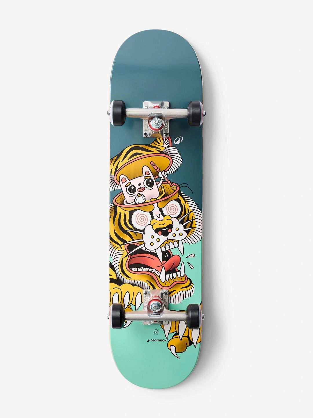 Decathlon Printed Streetboard Skateboard-image-9