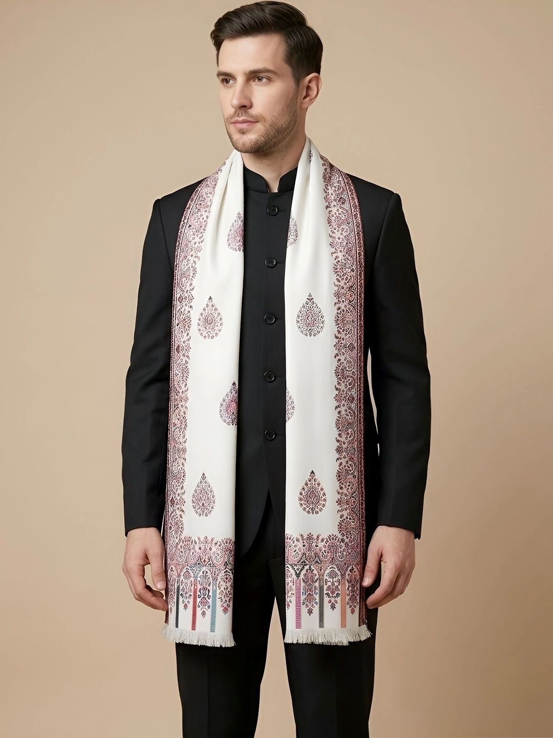 MUFFLY Men Embroidered Stole-picture-16