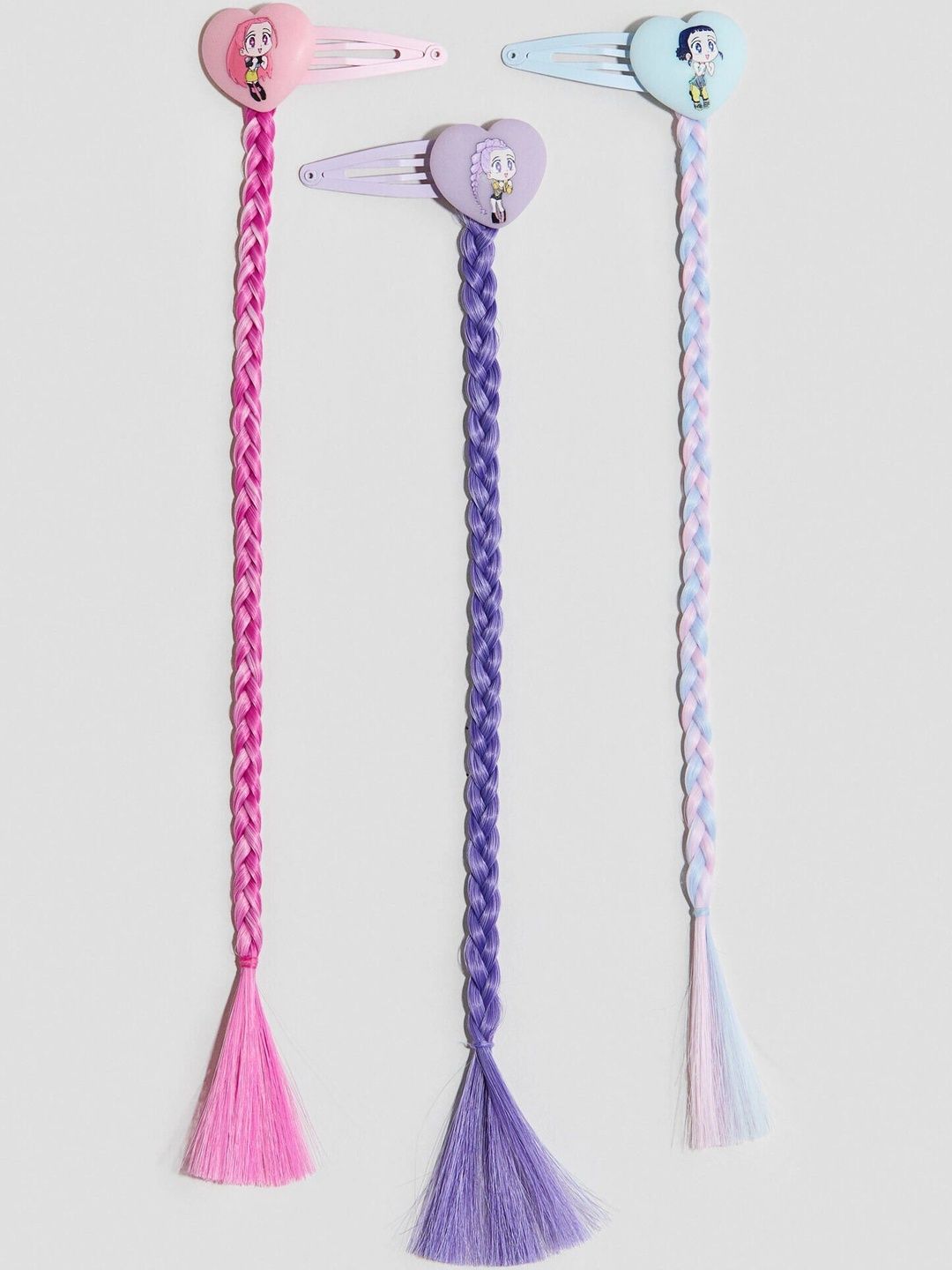 H&M 3-Pack Braid-Detail Hair Clips-picture-30