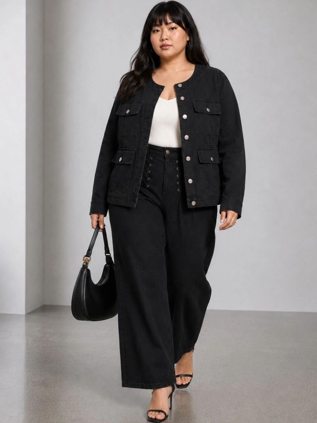 Beyond the Curve - VIRGIO Women Denim Jacket-picture-31