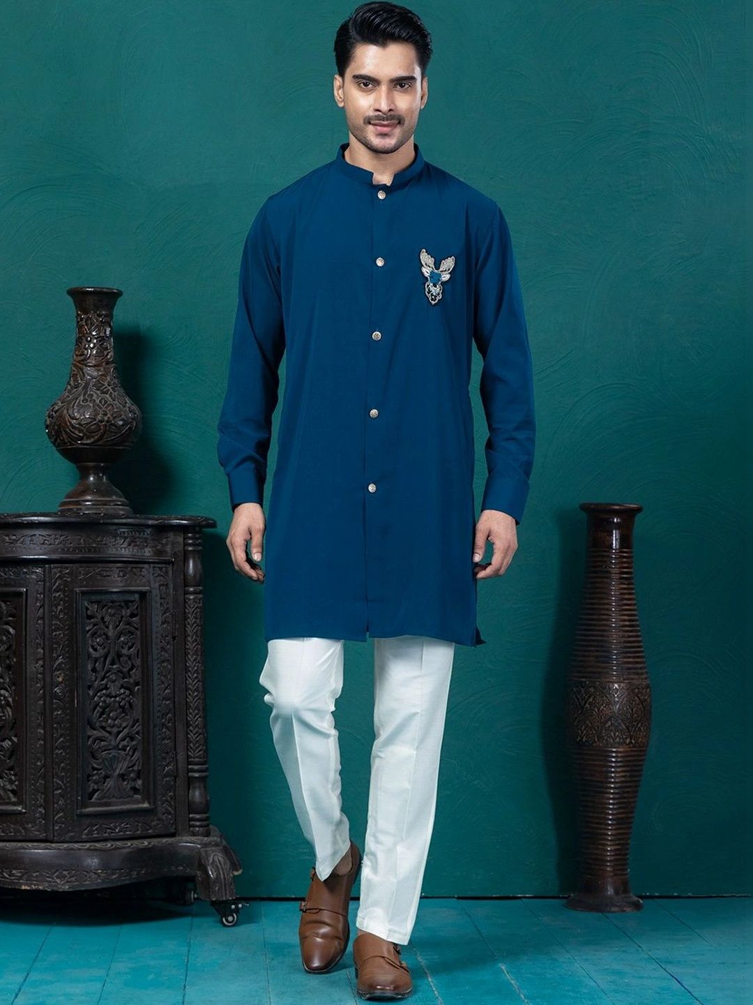 EKYAA Men Embellished Kurta-picture-30