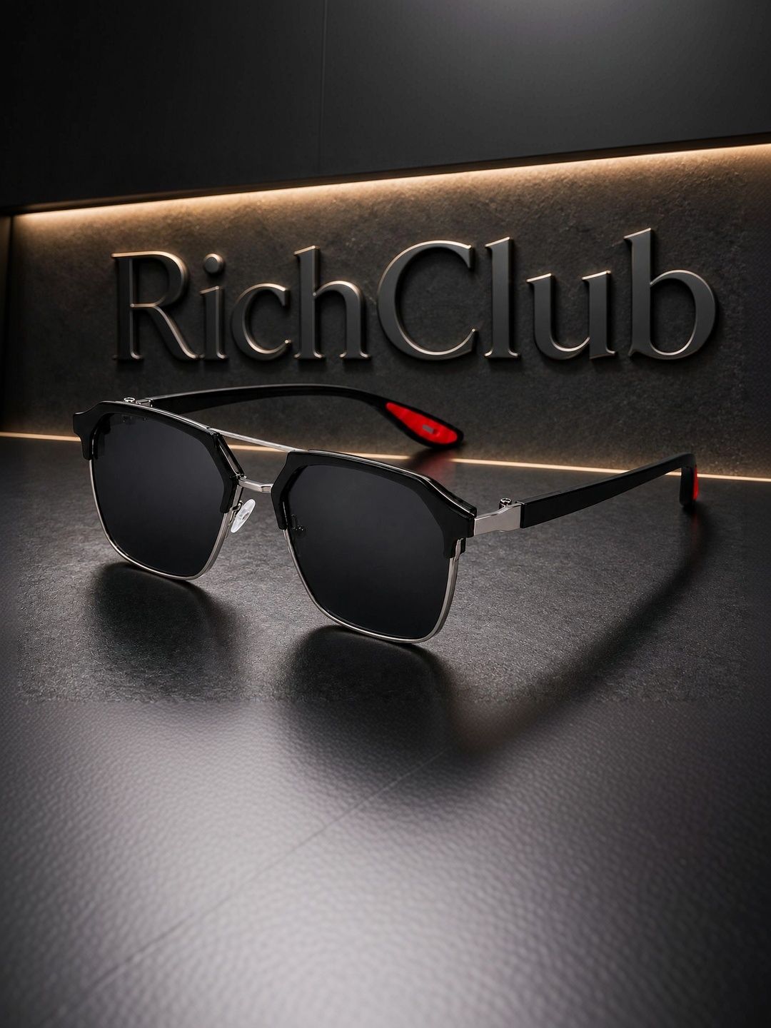 RICH CLUB Unisex Grey Lens & Silver-Toned Other Sunglasses with-picture-11