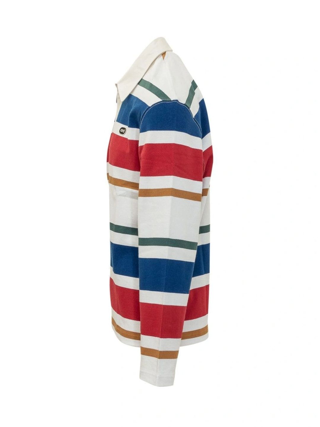 Ami Paris Men Striped Polo Collar T-shirt-picture-15