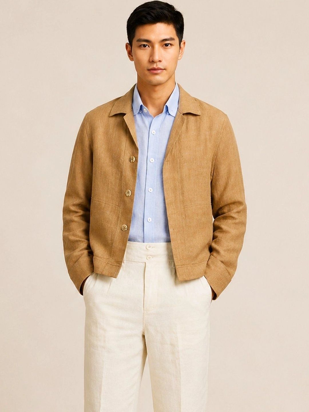 VELVIORE Men Lightweight Open Front Jacket-picture-48