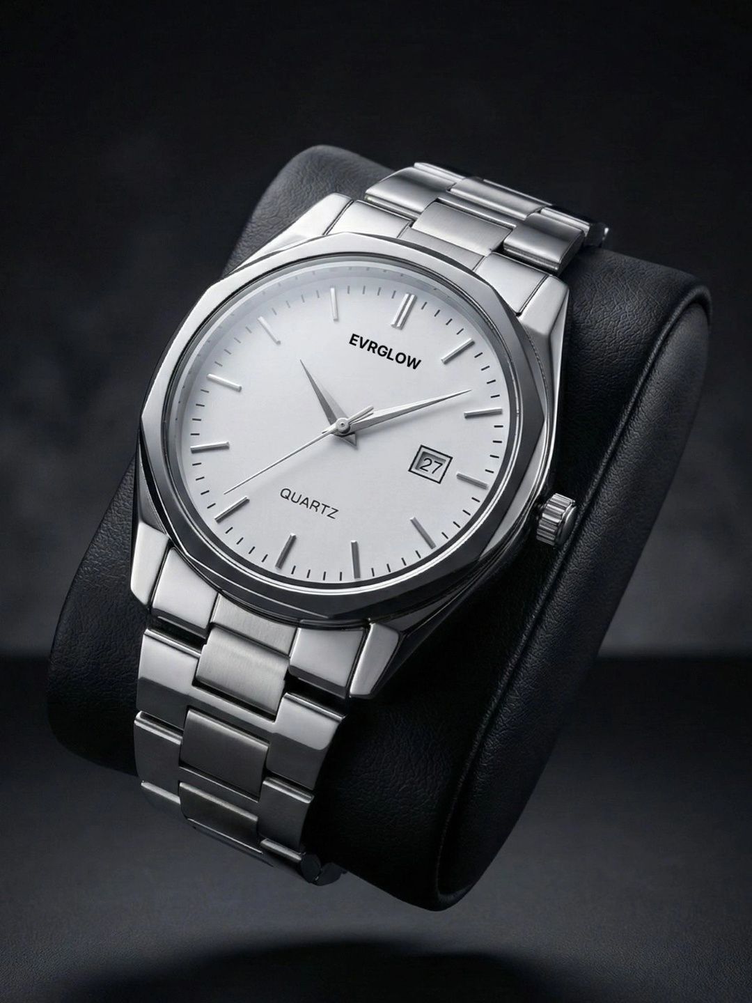 EVRGLOW Men Dial & Stainless Steel Bracelet Style Straps Analogue Watch EVM-40-BLUE-picture-39