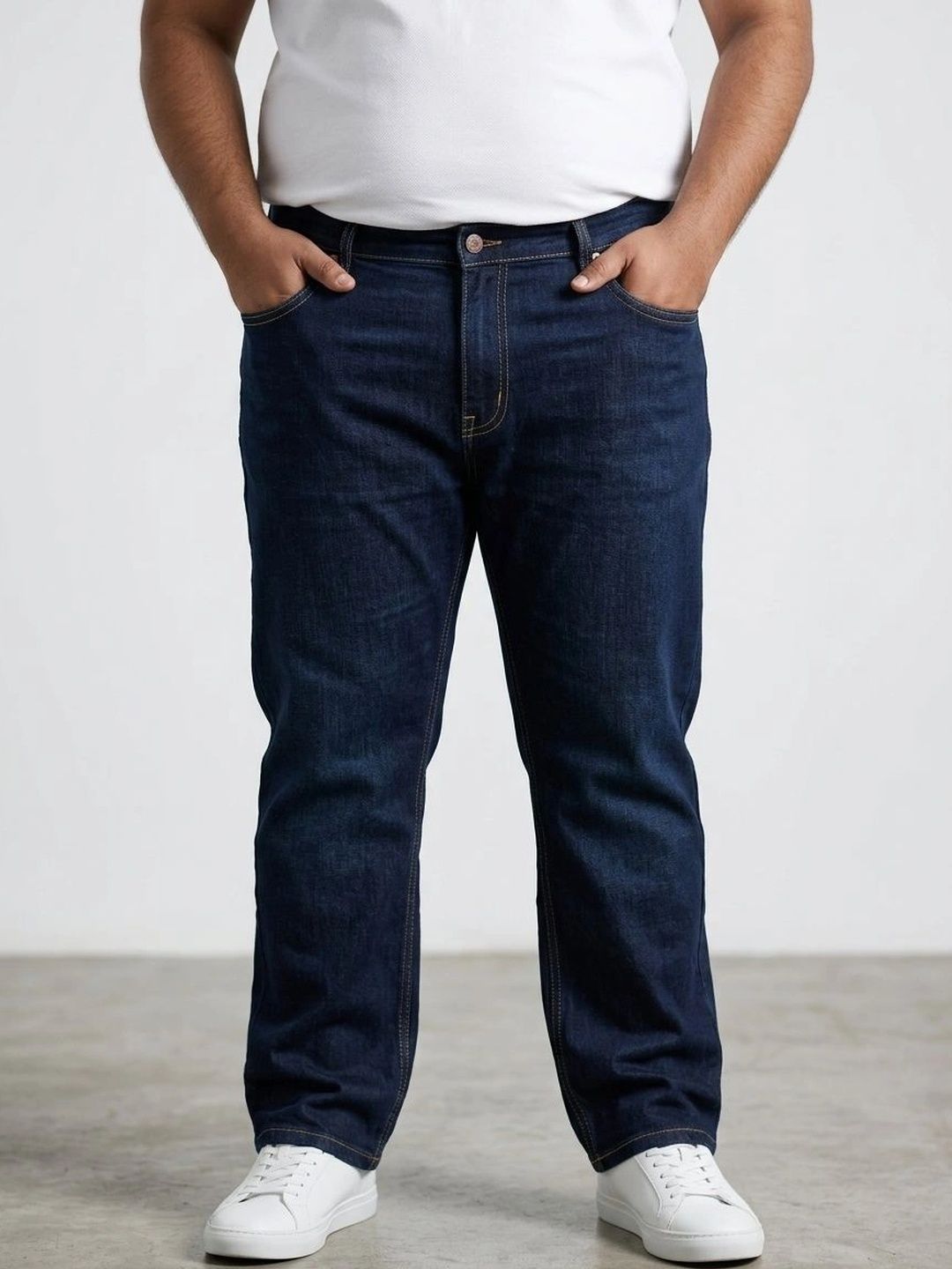 Turning Blue Men Straight Fit Mid-Rise Jeans-picture-22
