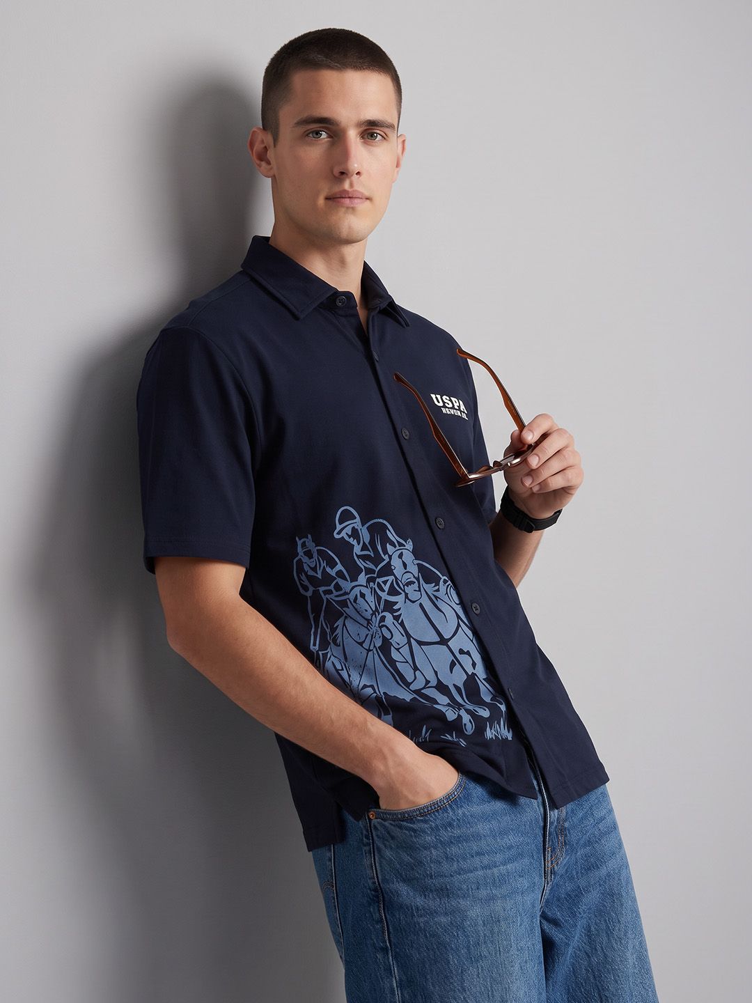 U.S. Polo Assn. Denim Co. Relaxed Fit Printed Shirt-picture-25