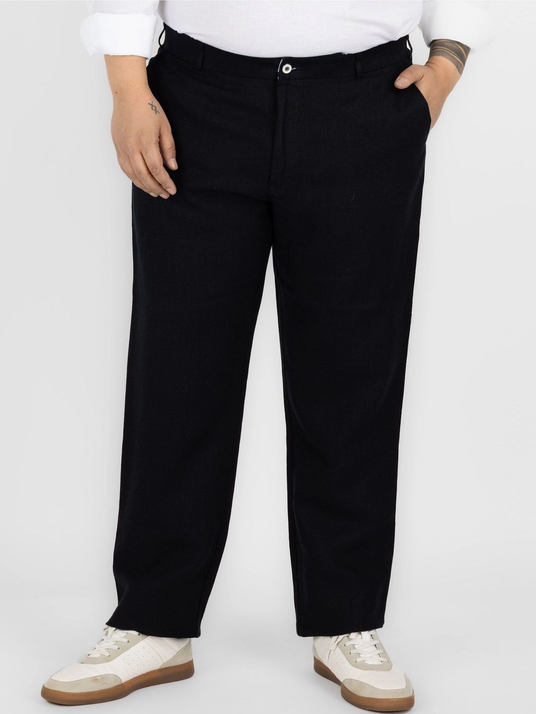 WHATZ Men Classic Easy Wash Trousers-picture-21