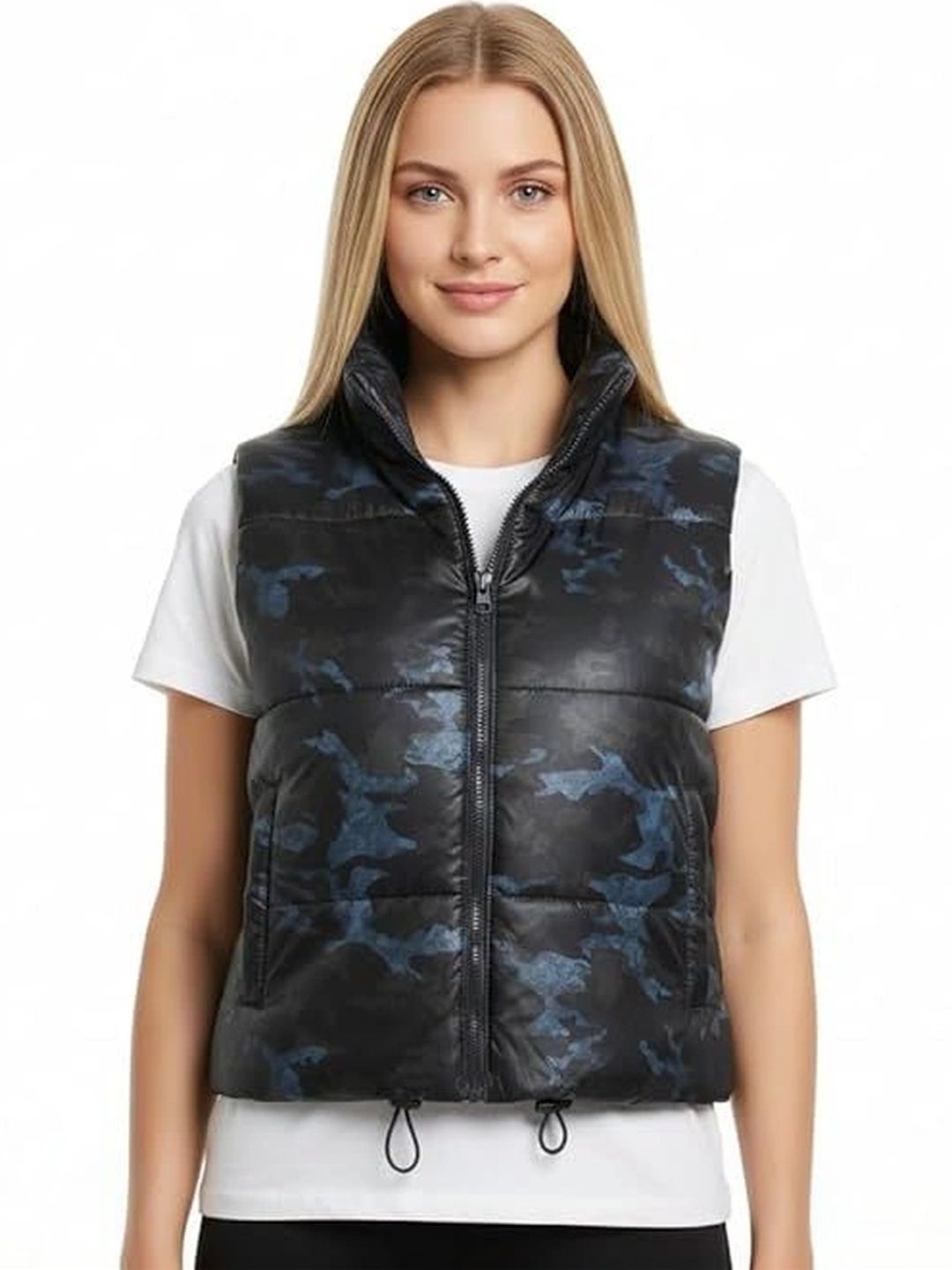 Chemistry Women Camouflage Lightweight Puffer Jacket-picture-55
