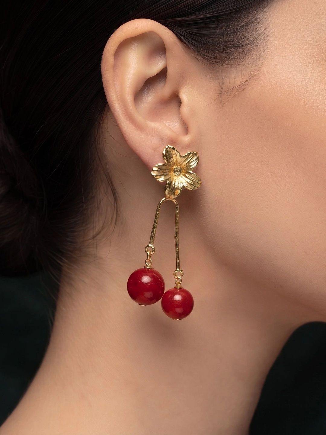 DURATI Floral Drop Earrings-picture-51