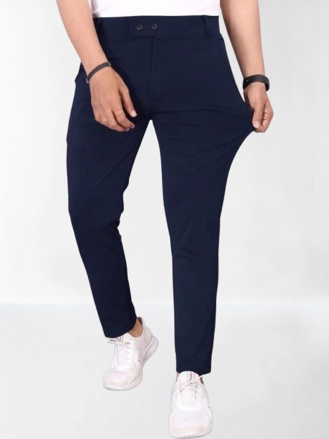 Nk staylish Men Smart Slim Fit Easy Wash Trousers-picture-50