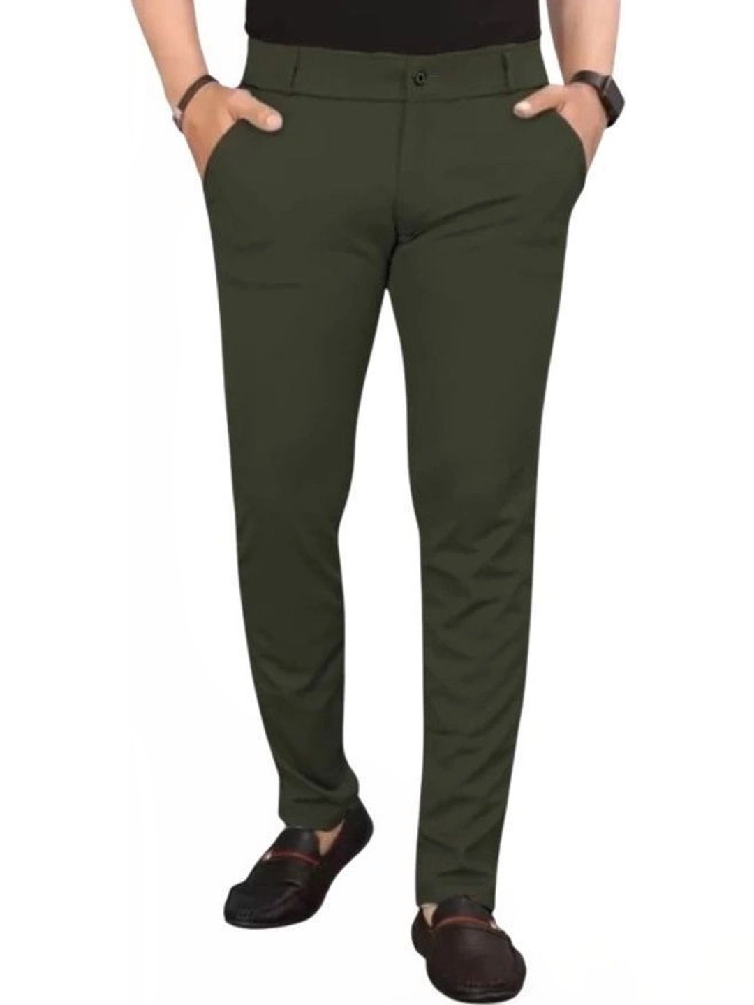 Nk staylish Men Smart Slim Fit Easy Wash Chinos Trousers-picture-55