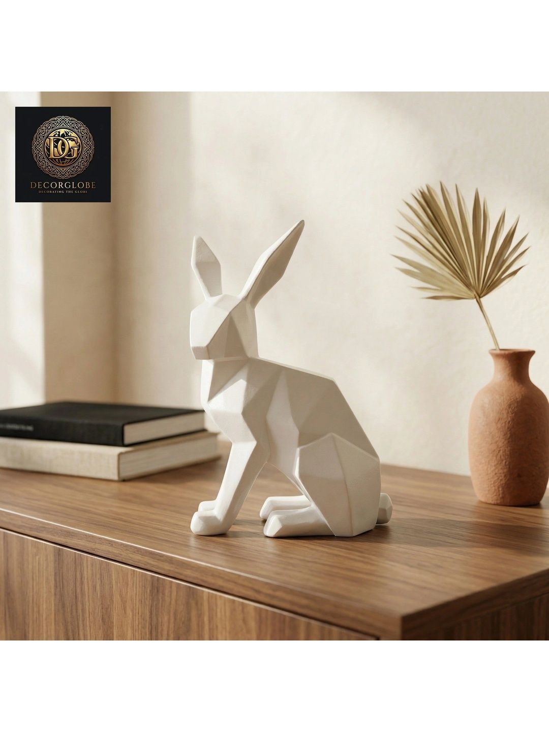 DecorGlobe White Figurine Showpiece-image-26