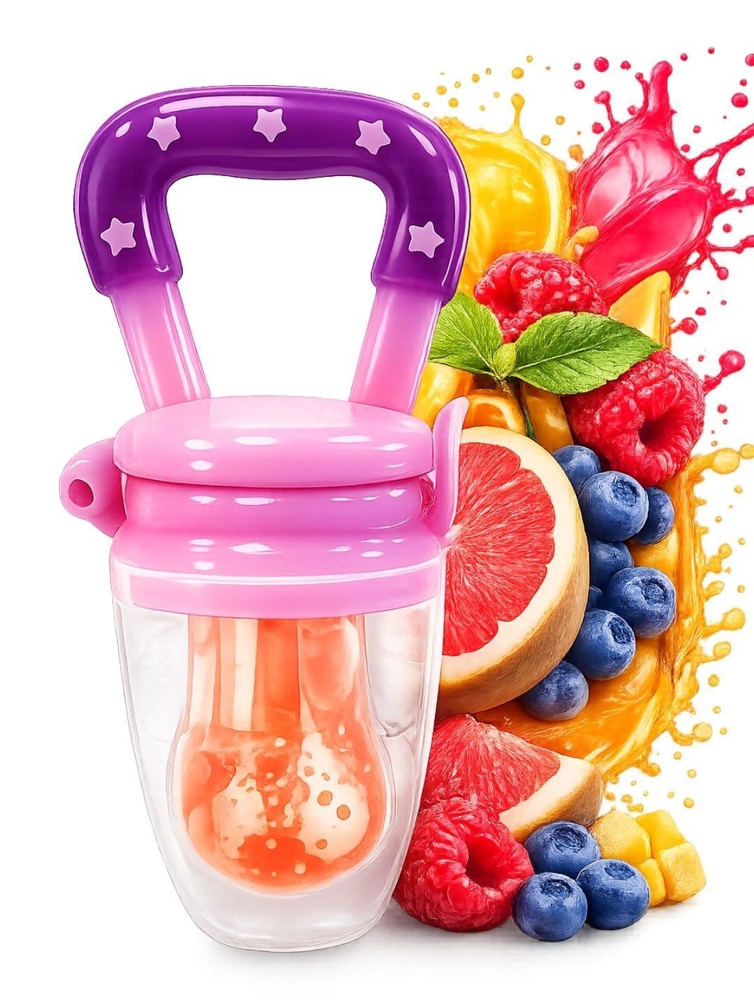 Crescent Infants Lightweight Fruit Nibbler Feeder-picture-19
