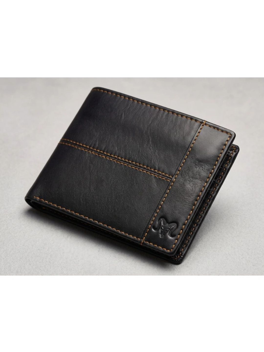 Aries Men Textured Leather Two Fold Wallet-picture-44