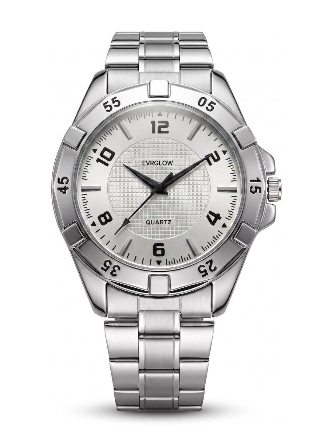 EVRGLOW Men Dial & Stainless Steel Bracelet Style Straps Analogue Watch EVM-054 SILVER SILVER-picture-41