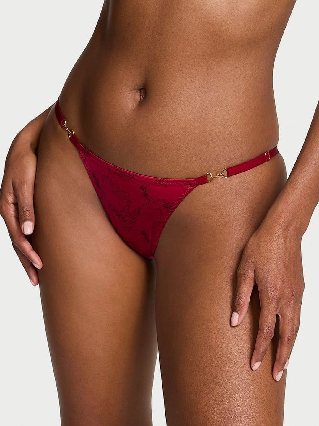 Victoria's Secret Women Self Design Thongs-picture-21