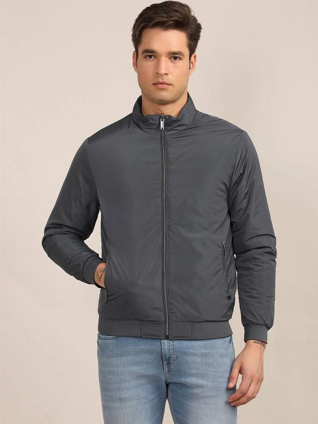 Turtle Men Lightweight Bomber Jacket-image-8