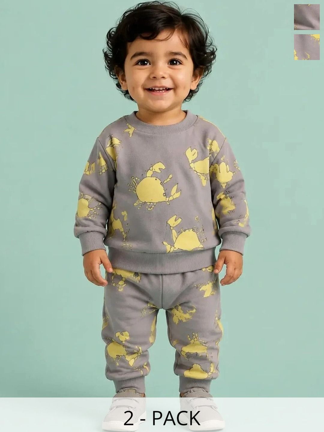 Bloomup Unisex Kids Graphic Printed Trousers-image-38