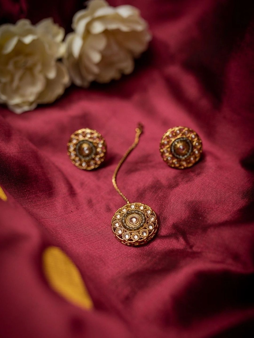 Manogya Jewels Circular Studs Earrings-picture-37