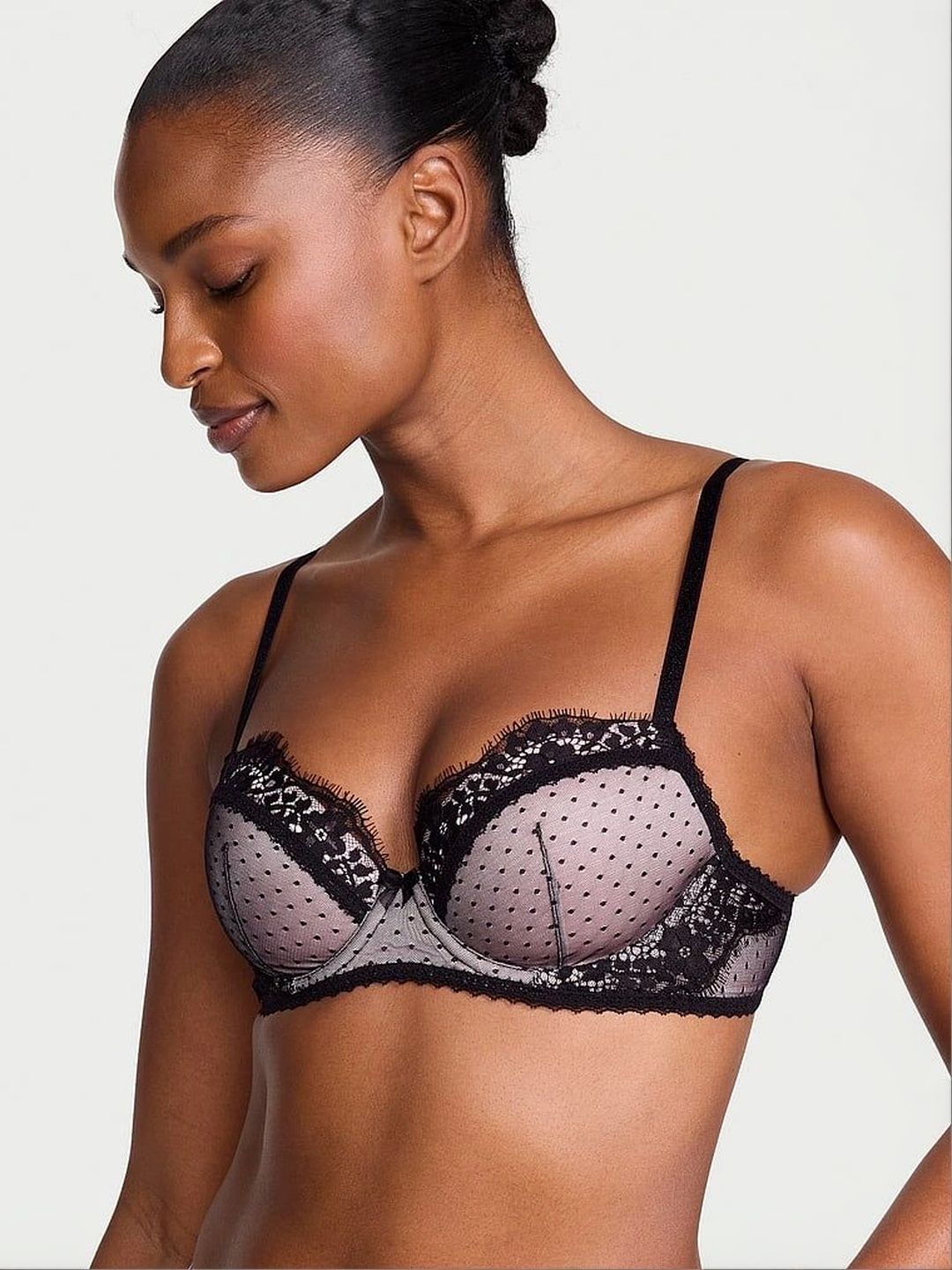 Victoria's Secret Polka Dot Bra Medium Coverage Underwired Lightly Padded-picture-20