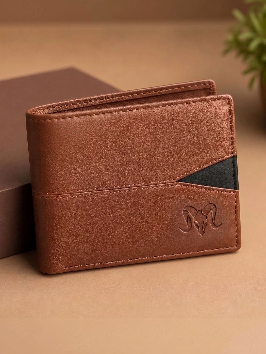 Aries Men Colourblocked Leather Two Fold Wallet-image-30