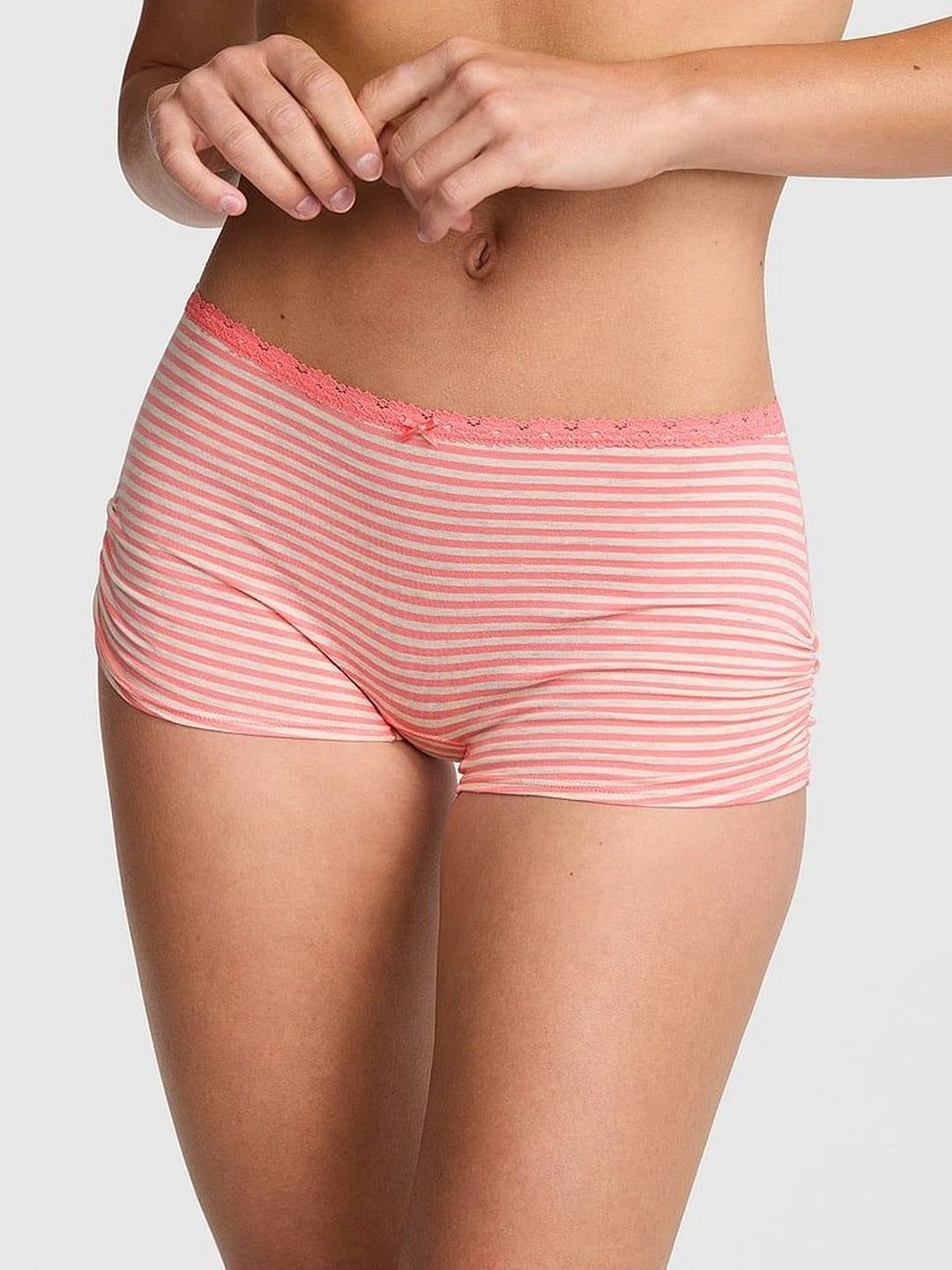 Victoria's Secret Women Striped Boy Shorts-image-45