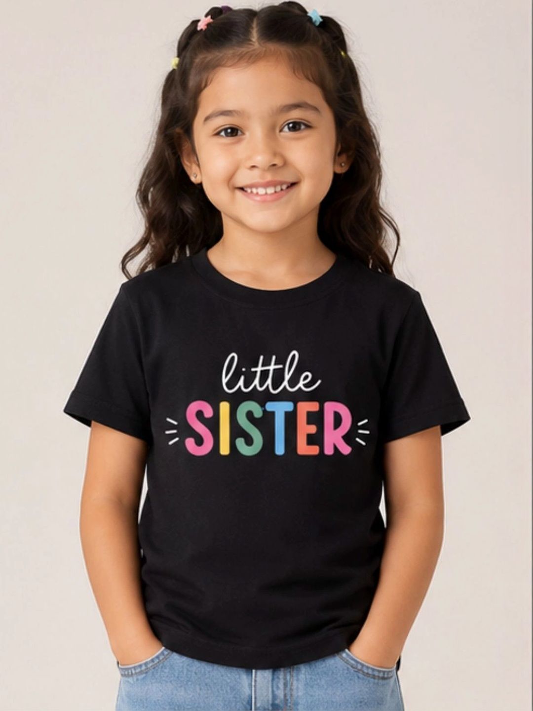 YAK YAK Girls Typography Printed Organic Cotton T-shirt-picture-29