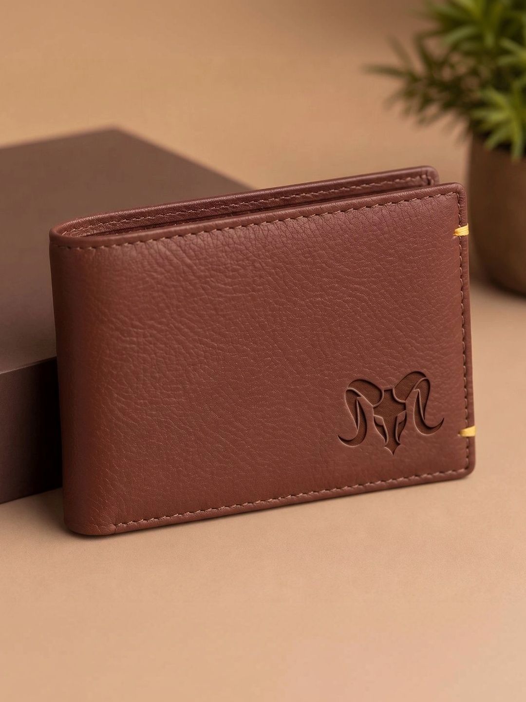 Aries Men Textured Leather Two Fold Wallet-picture-40