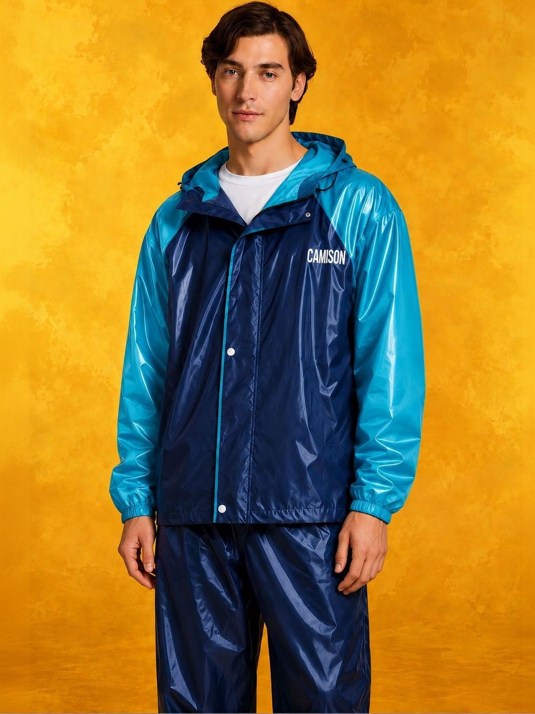 CAMISON Hooded Breathable Waterproof Rain Jacket-image-41