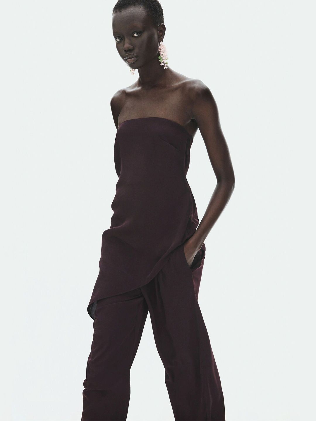 H&M Pleated Viscose-Blend Trousers-picture-10