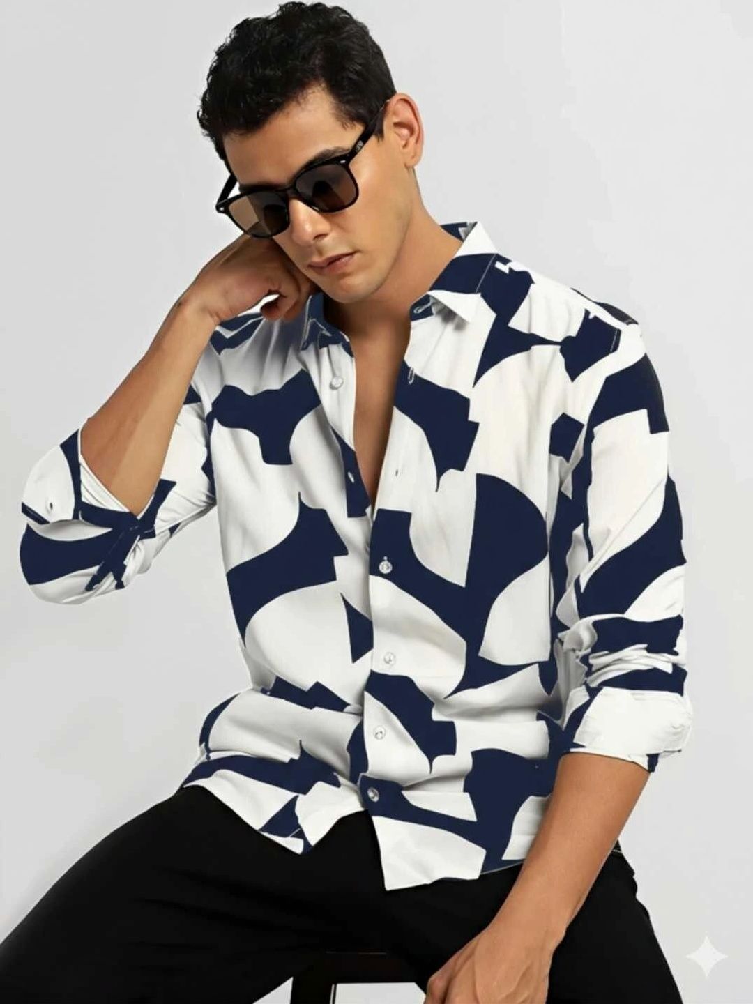 RADIANCE CREATION Men Comfort Printed Casual Shirt-picture-15