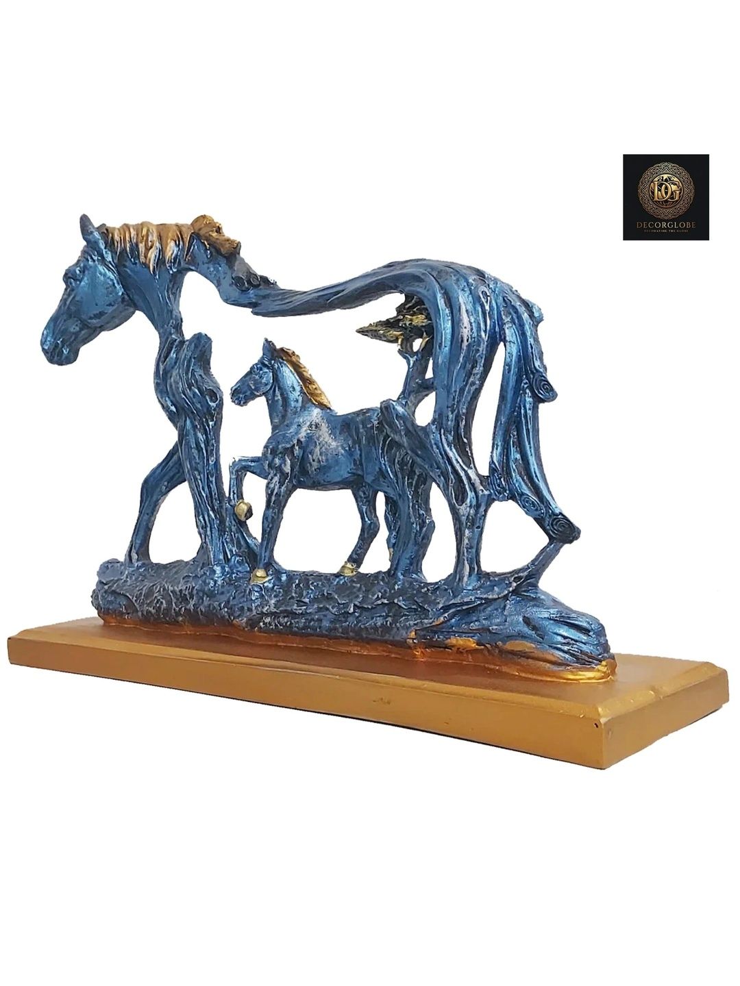 DecorGlobe Blue Figurine Showpiece-picture-3