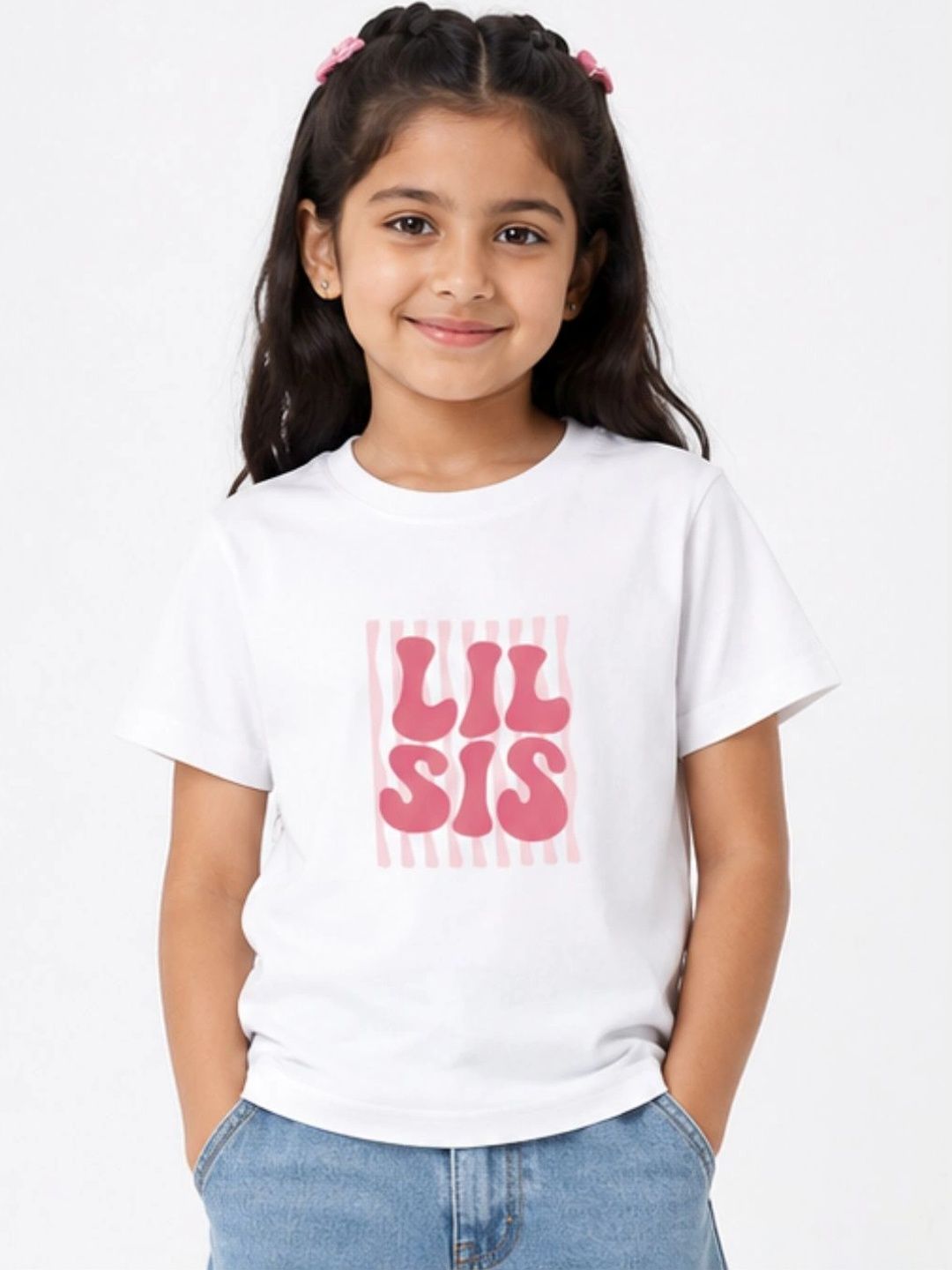 YAK YAK Girls Typography Printed Organic Cotton T-shirt-picture-19