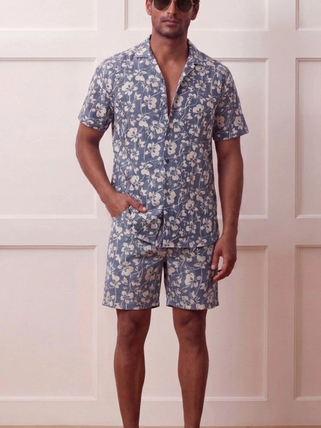Auda Men Floral Printed Shorts-picture-12