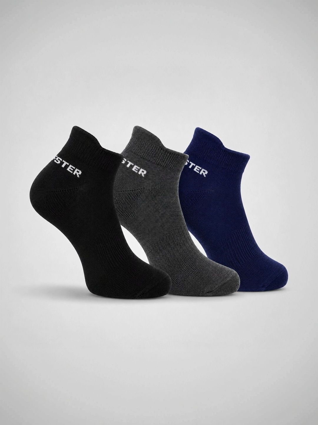 Roadster Men Pack of 3 Cotton Ankle Length Socks-picture-15