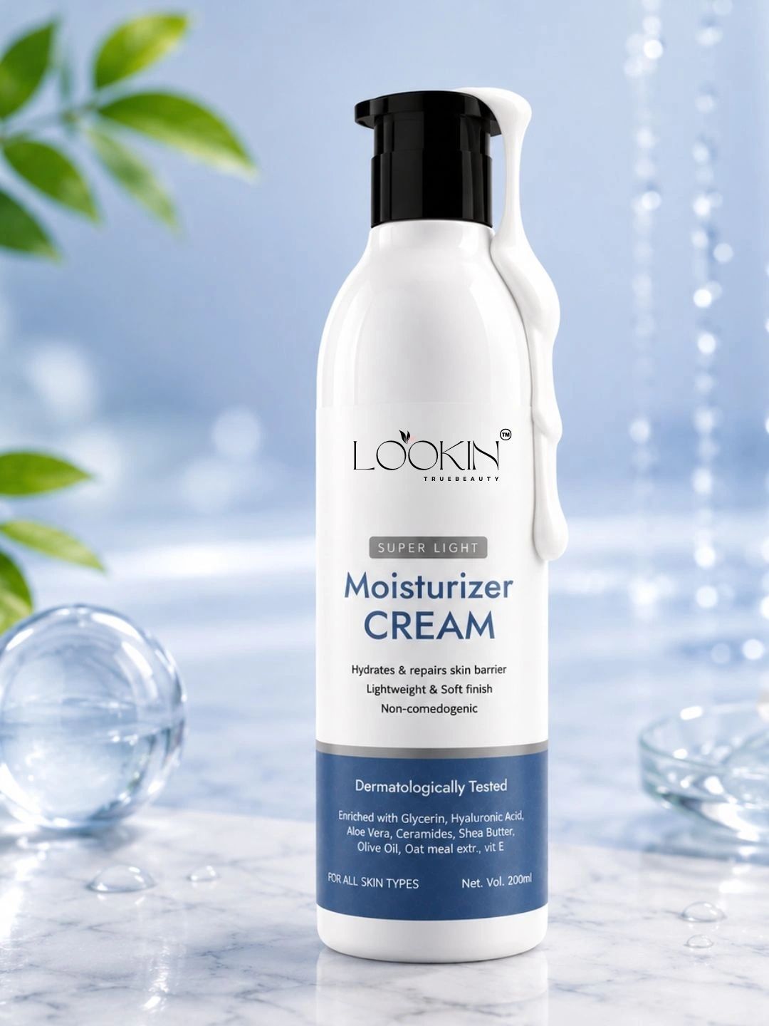 LOOKIN - TRUE BEAUTY Super Light Moisturizer Cream With Aloe vera - 200 ml-image-23