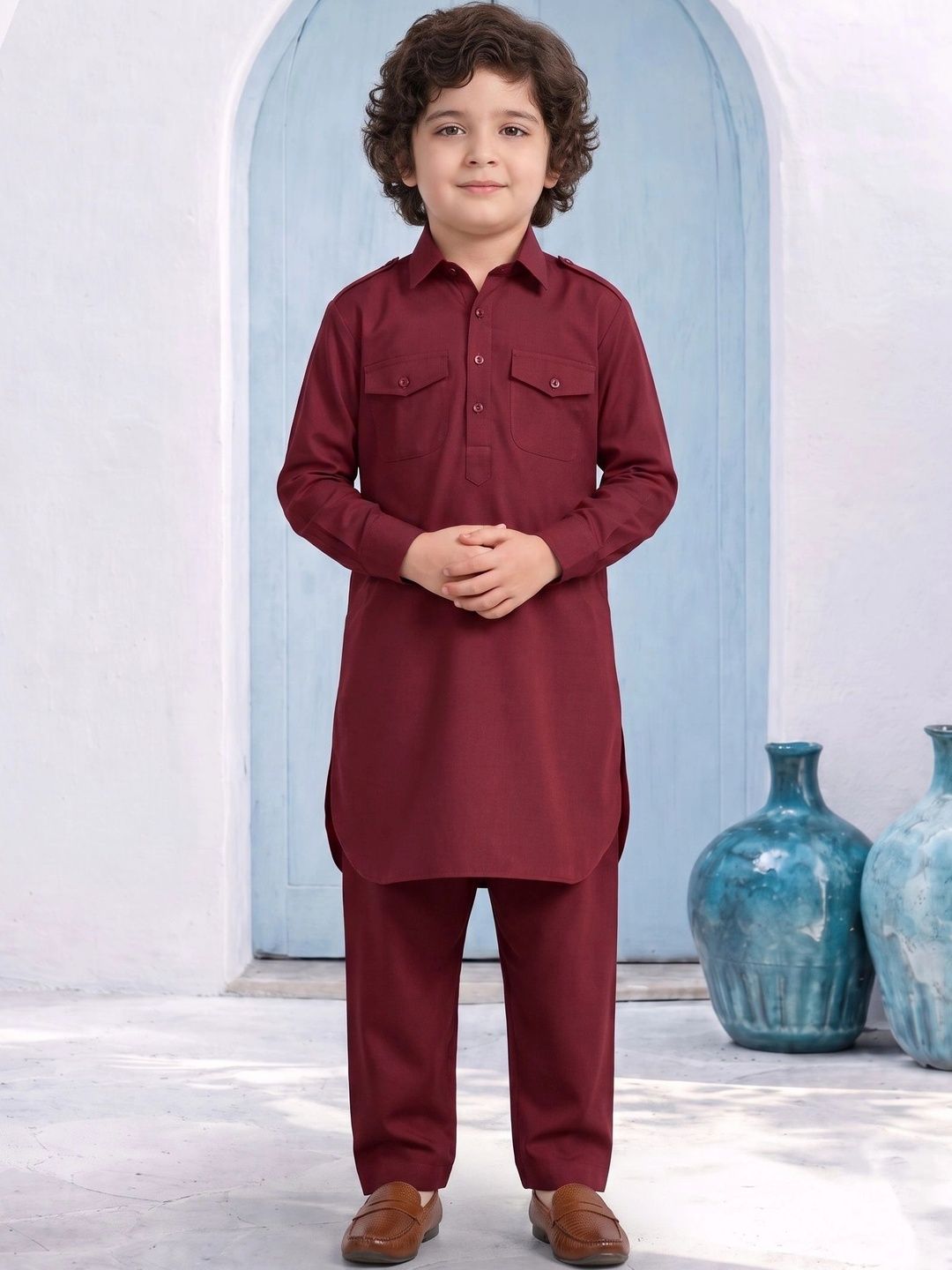 Sanwara Boys Regular Kurta with Pyjamas-picture-14