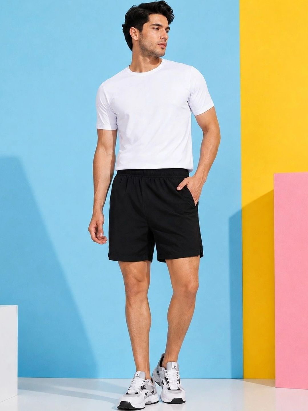PERFKT-U Men Training or Gym Sports Shorts-picture-17