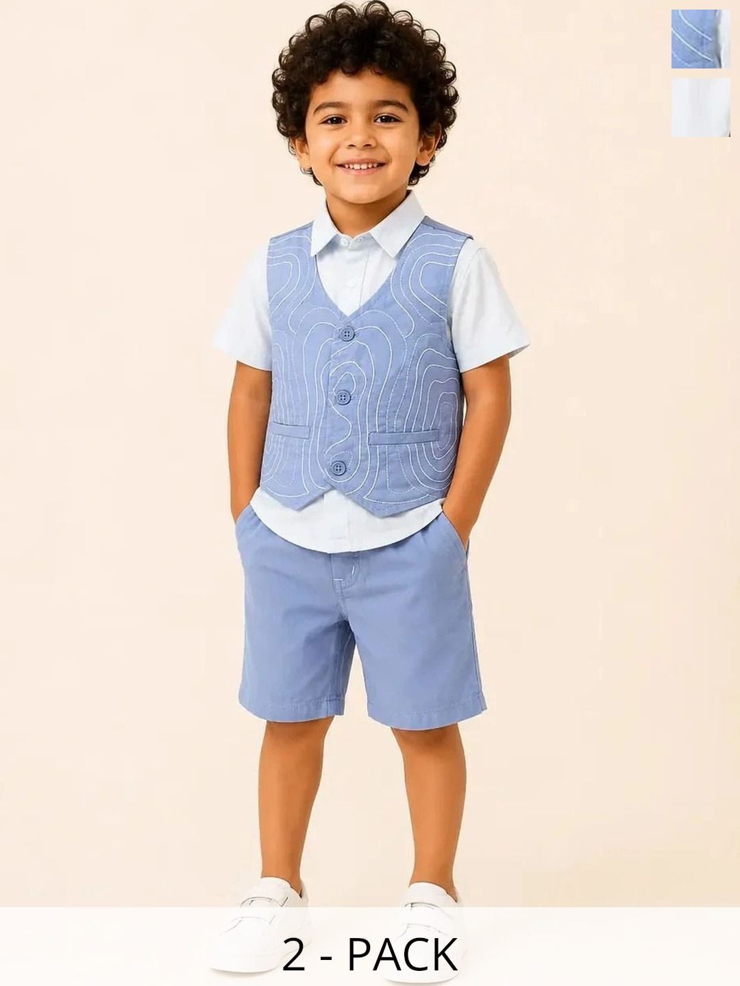 Bloomup Boys Shirt with Shorts-picture-25
