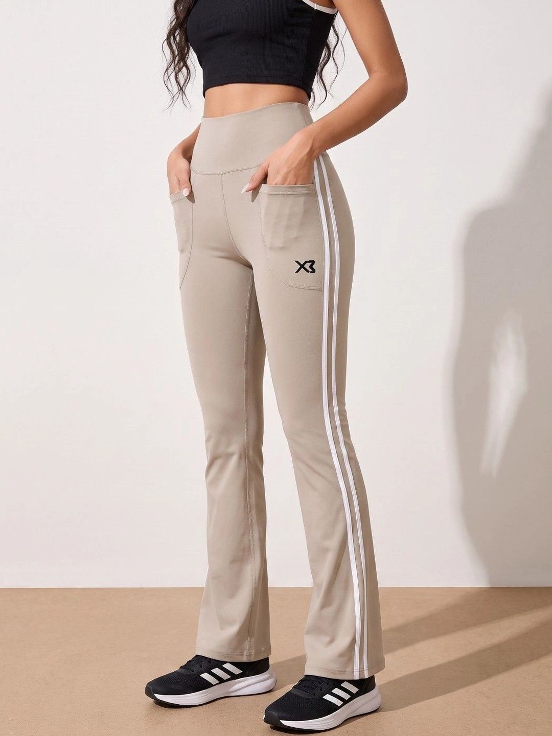 CROSS BENCH Striped High-Rise Ankle Length Tights-picture-38
