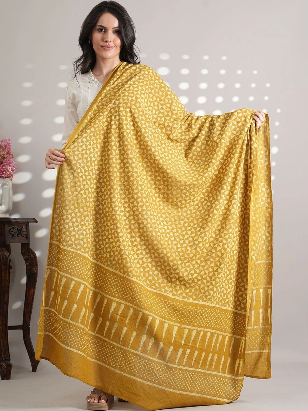 Style Shoes Printed Pure Cotton Block Print Dupatta-picture-23