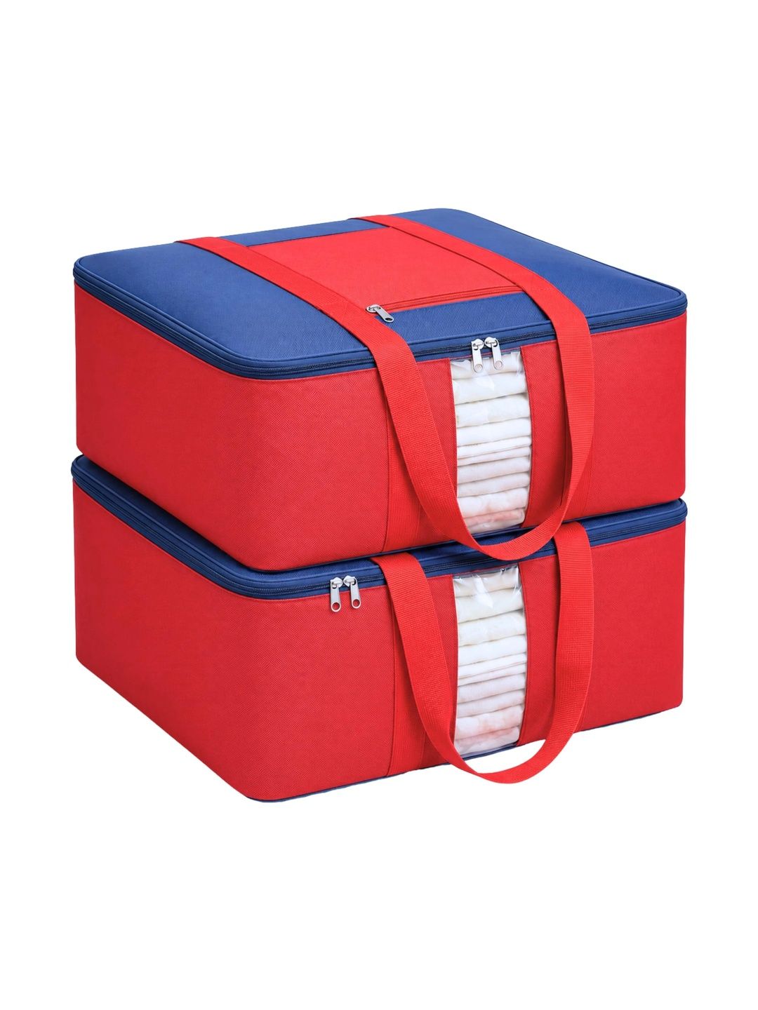 Easy Home Navy Blue Set of 2 Regular Multi-Utility Organisers-image-35