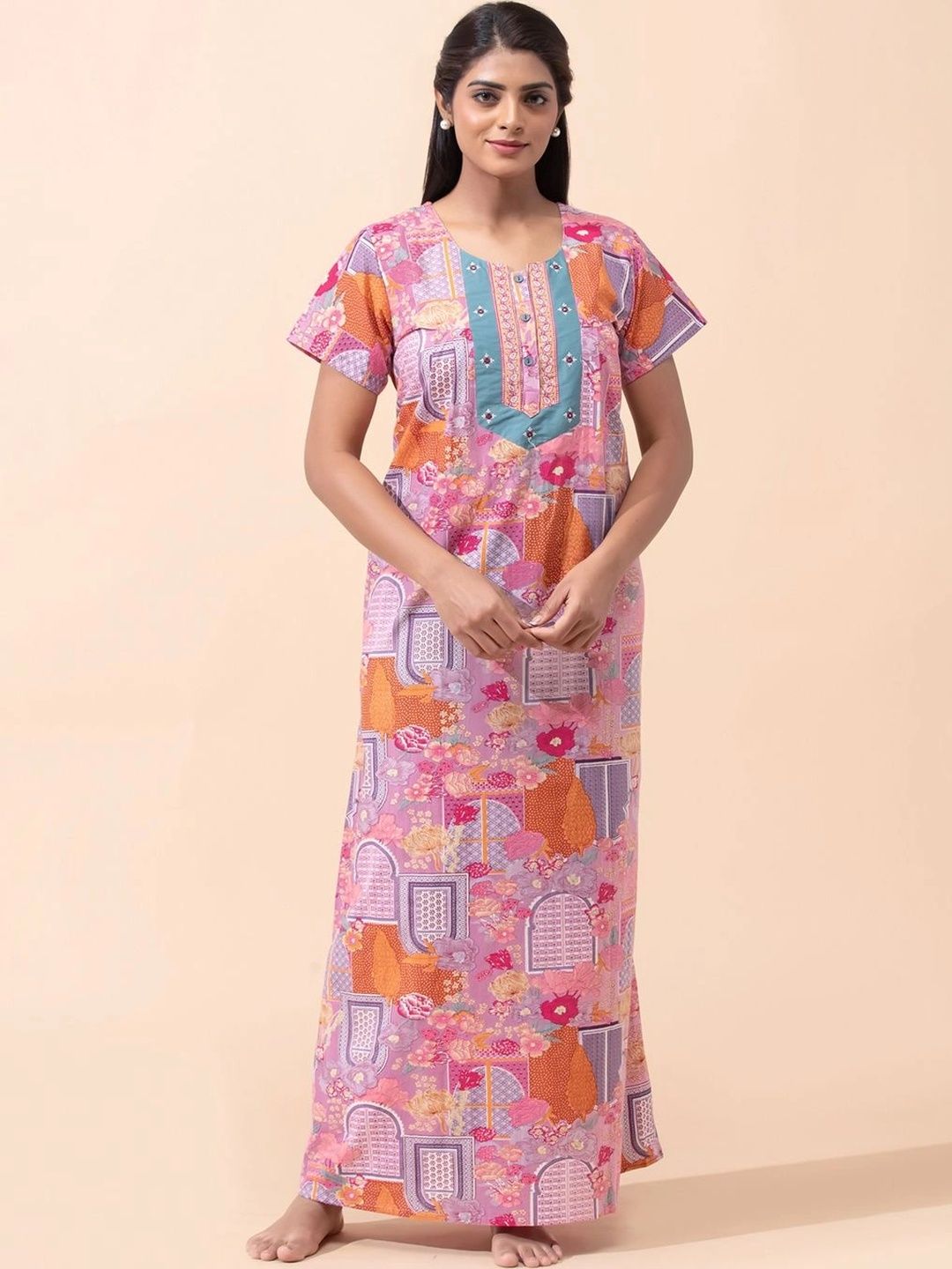 Maybell Printed Maxi Nightdress-picture-18