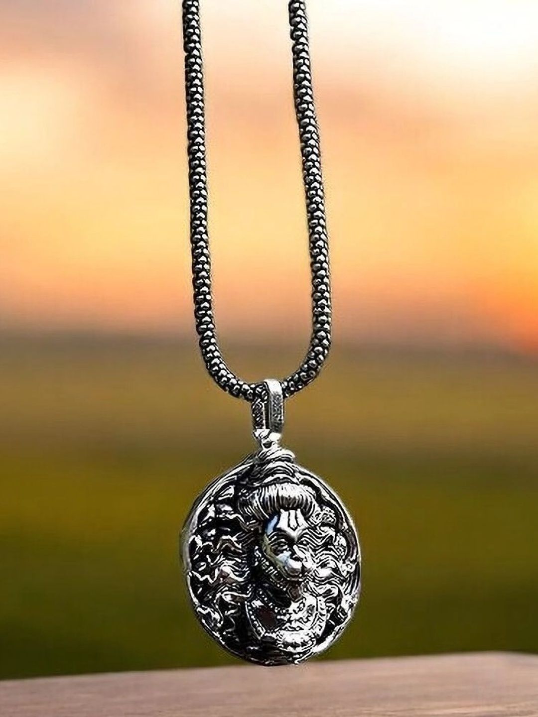 Malas Collection Silver-Plated Circular Pendants-picture-47