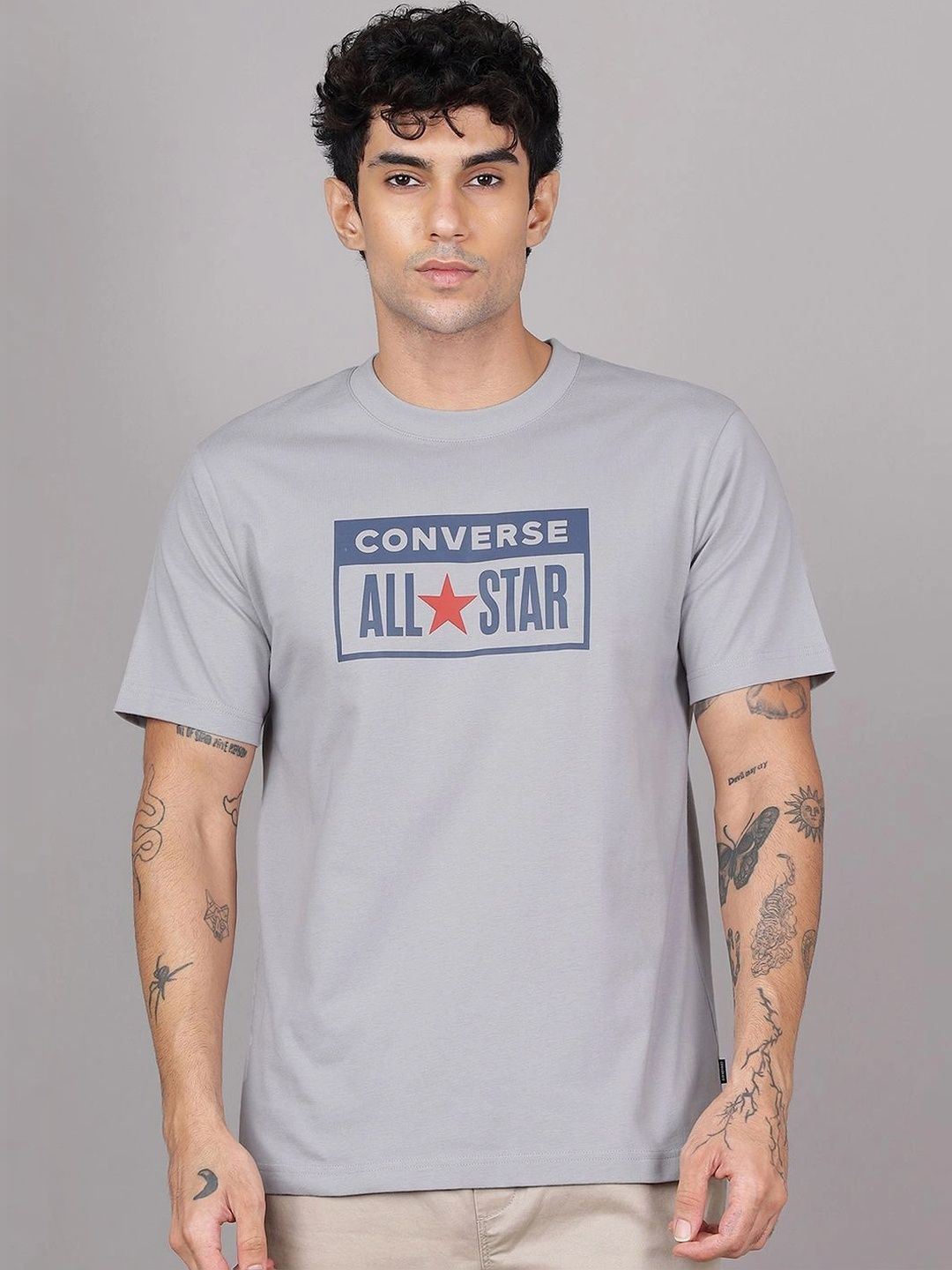 Converse Unisex Brand Logo Printed T-shirt-picture-20